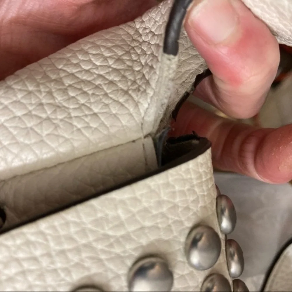 Coach 35764 Rivets Flaps Dakotah Crossbody Leather  Bag messenger RARE